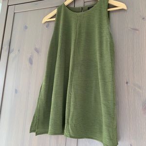 AT | Army Green Flowy Blouse
